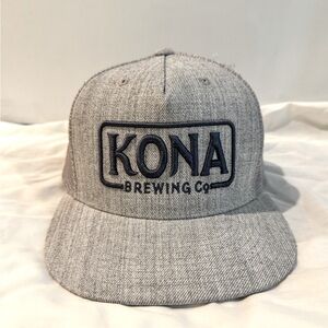 Kona Brewing Co. (Decky) Unisex SnapBack Hat - Gray